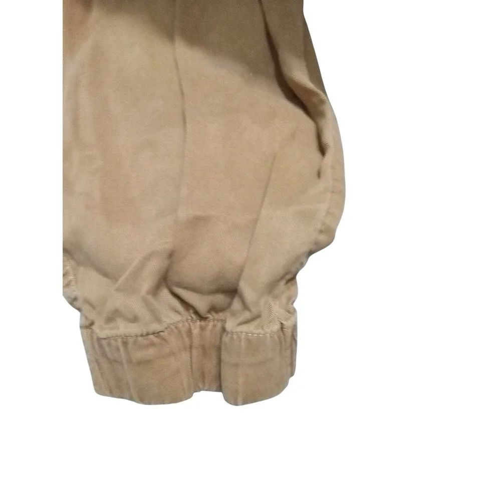 T&C California Women Brown‎ Lyocell Jogger Cargo Pants Elastic Waist Size Large
